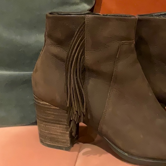 Ecco fringed bootie sz 41 Us 10 - Picture 3 of 9